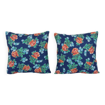 Set of 2 vintage Turkish cushion covers 51x51 cm