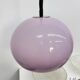 Mid-century purple plastic hanging lamp Harvey Guzzini for Meblo, 1970s
