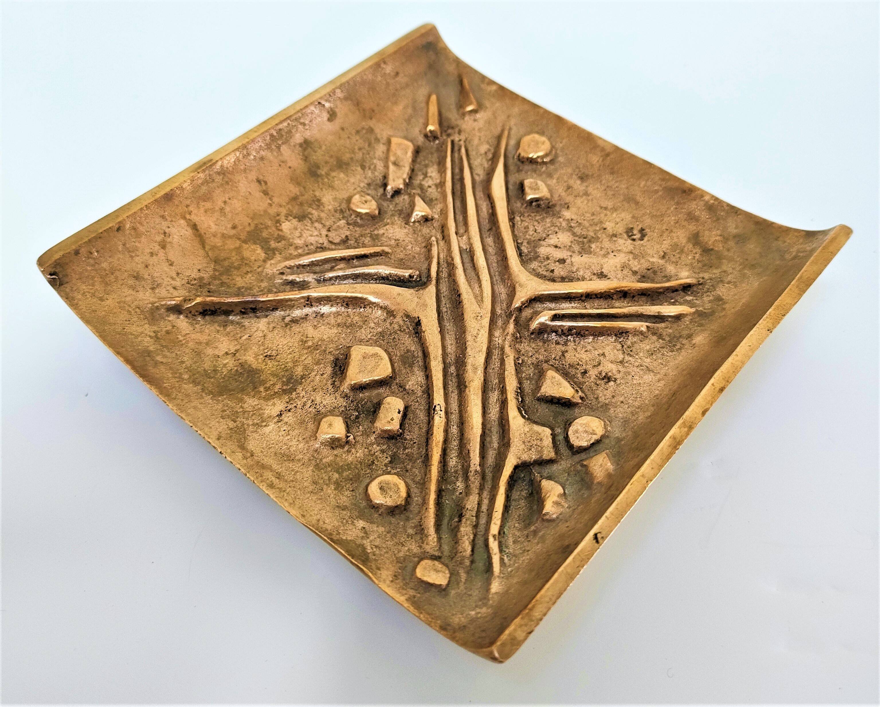 Jacques Lauterbach gilded bronze pocket emptier from the 70s