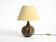 Very beautiful 1960s ceramic table lamp with original fabric shade
