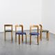 Suite de 4 chaises par Bruno Rey, Dietiker Switzerland