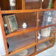 Vitrine murale en chêne vintage
