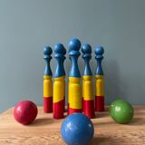 Ancient wooden bowling