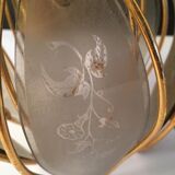 Golden pendant light