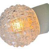 Vintage White Porcelain Wall Light, 1970s