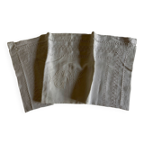 19th century pillowcase embroidered with complex days