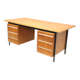 Large vintage teak wood desk/executive desk from the 1960s