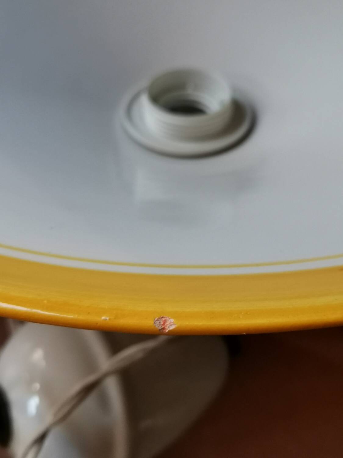 Supension vintage avec systeme céramique contrepoids électrique et griffe