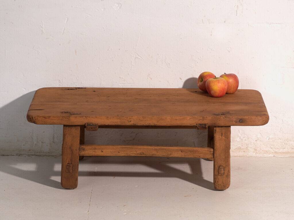 Antique pine coffee table – China, circa 1890