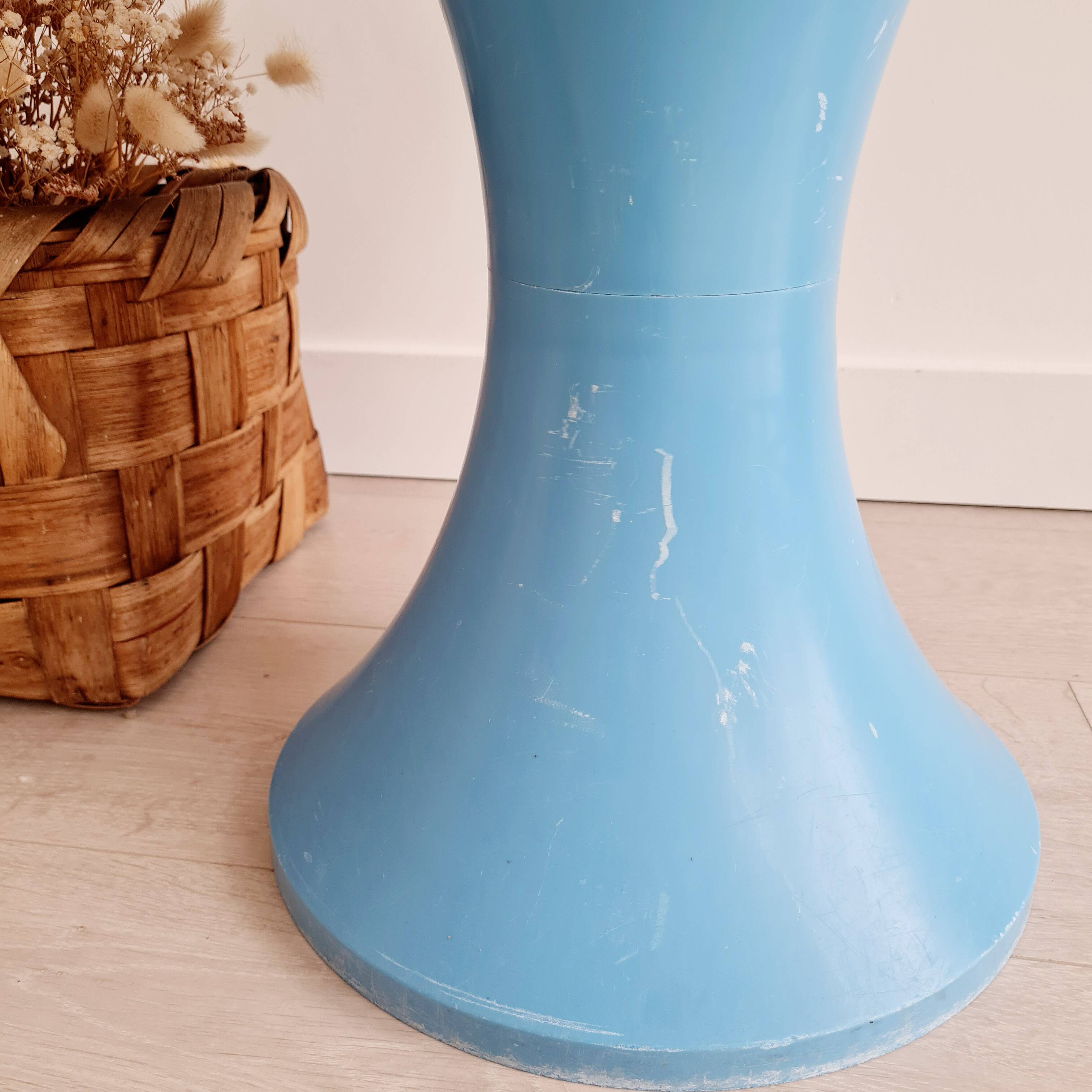 Blue Tam Tam stool by Stamp