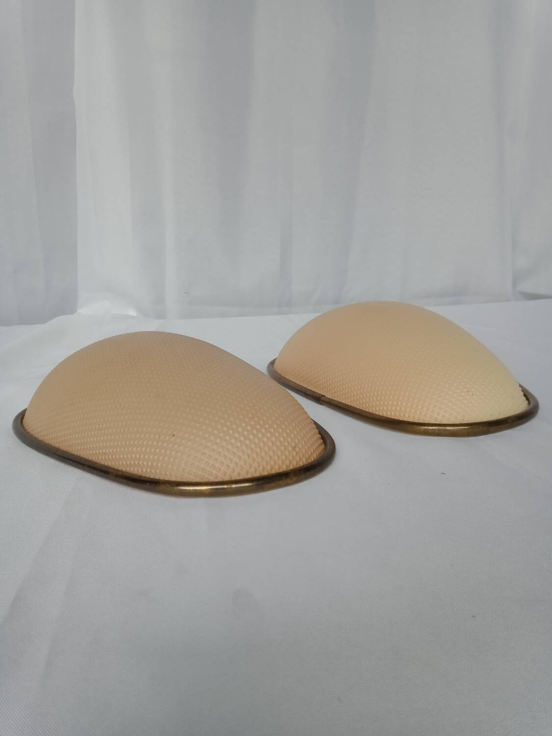 50s wall lights in expanded metal