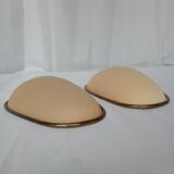 50s wall lights in expanded metal