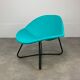 Fauteuil de Niels Gammelgaard modèle Lips pour Ikea bleu, vert