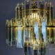 Veca cascade chandelier, 3-tiers Murano glass, Italy, 1970s