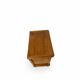 Antique Italian bedside table in solid walnut, 1920s/1930s