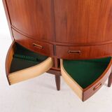 Scandinavian corner cabinet