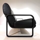 Drabert Lobbytop three-seater leather sofa by Otto Zapf, 1979