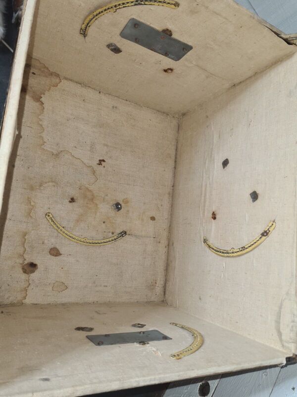 Malle de voyage en bois