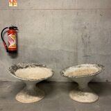 Pair of Willy Guhl Vintage Eternit Planter Basins