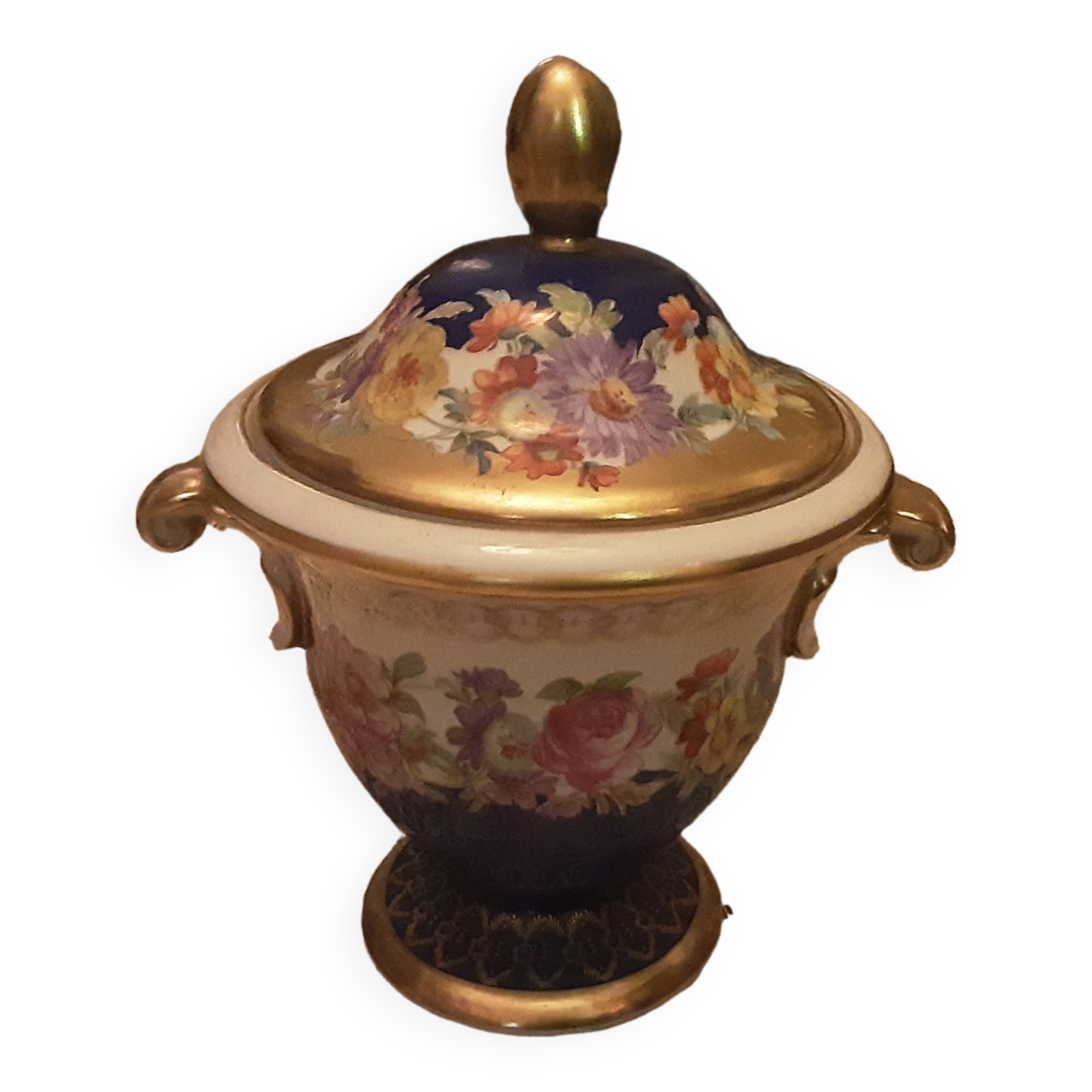 Sugar bowl in german porcelain Bavaria RW