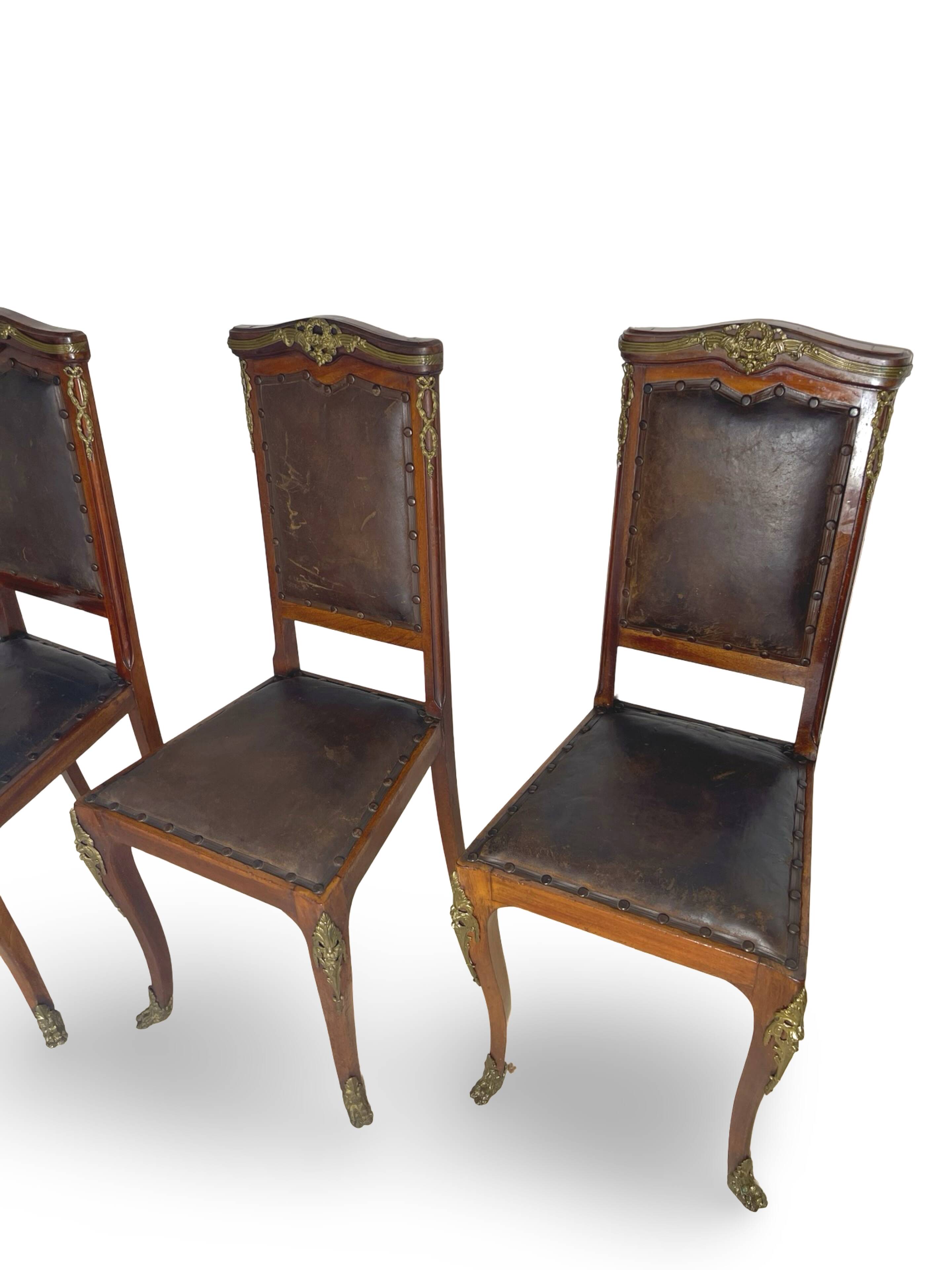 Italian art deco dining chairs 1920s