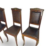 Italian art deco dining chairs 1920s