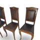 Italian art deco dining chairs 1920s