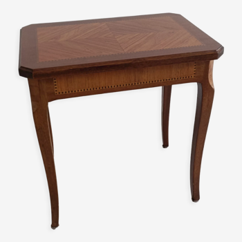 Marquetry side table