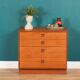 Retro Teak 1960s G Plan Form Five 5 Chest Of Drawers
