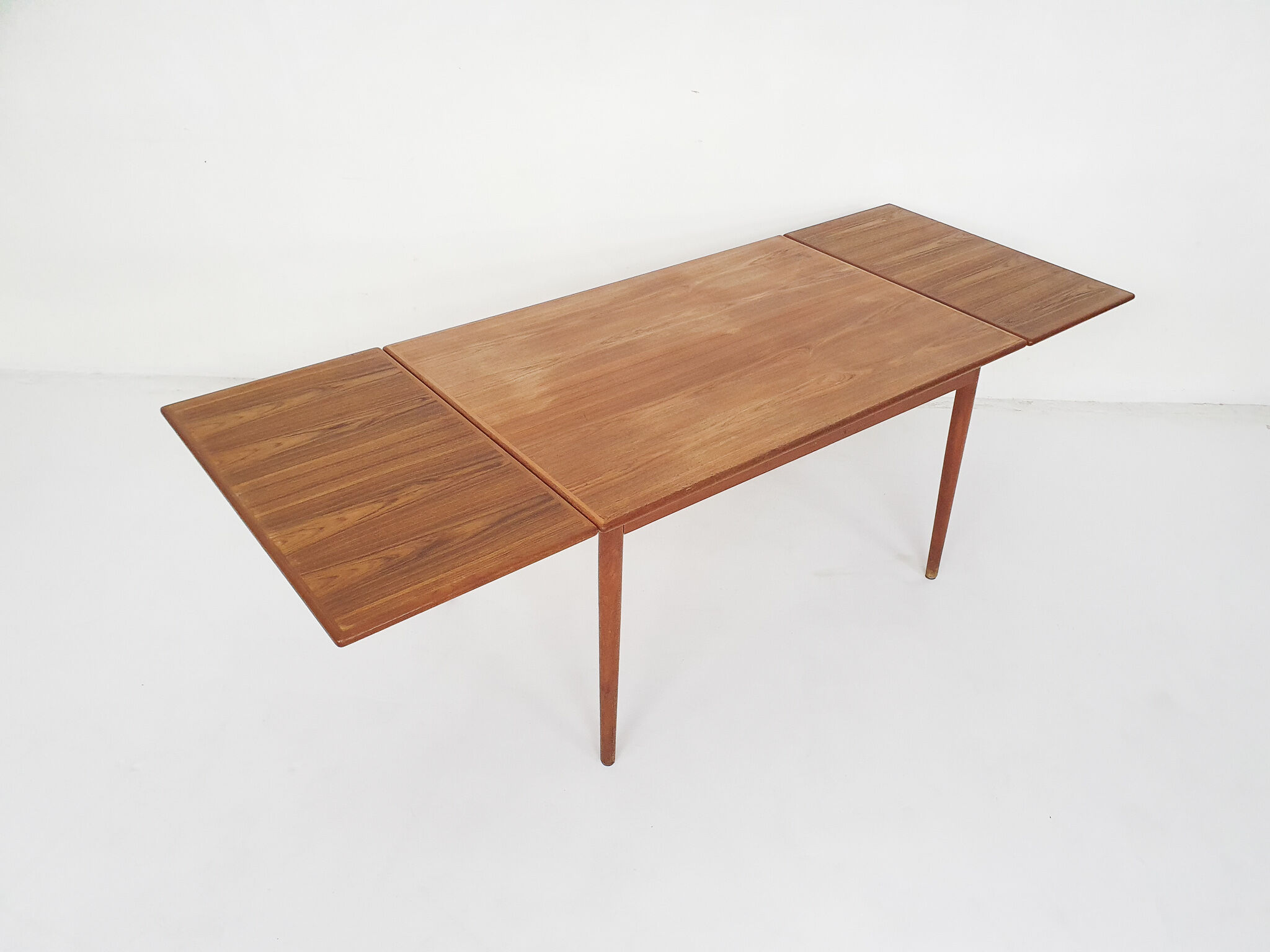 Teak extendable dining table, The Netherlands 1960's