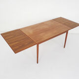 Teak extendable dining table, The Netherlands 1960's