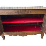 2-door solid oak sideboard