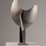 Børge Jørgensen sculpture made of polished steel 1984 1/1