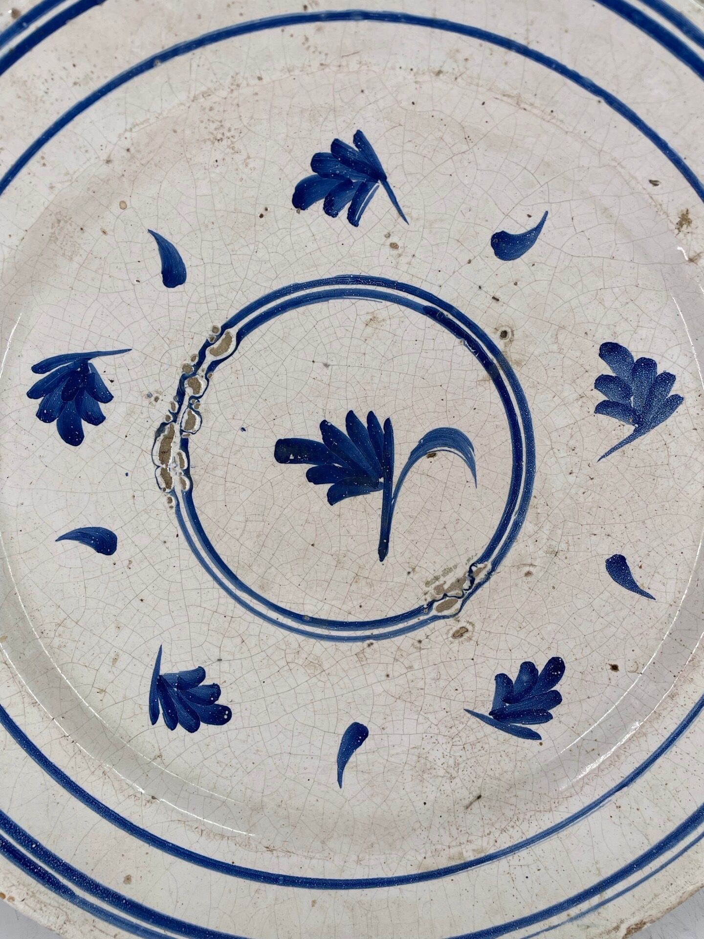 19th century earthenware dish