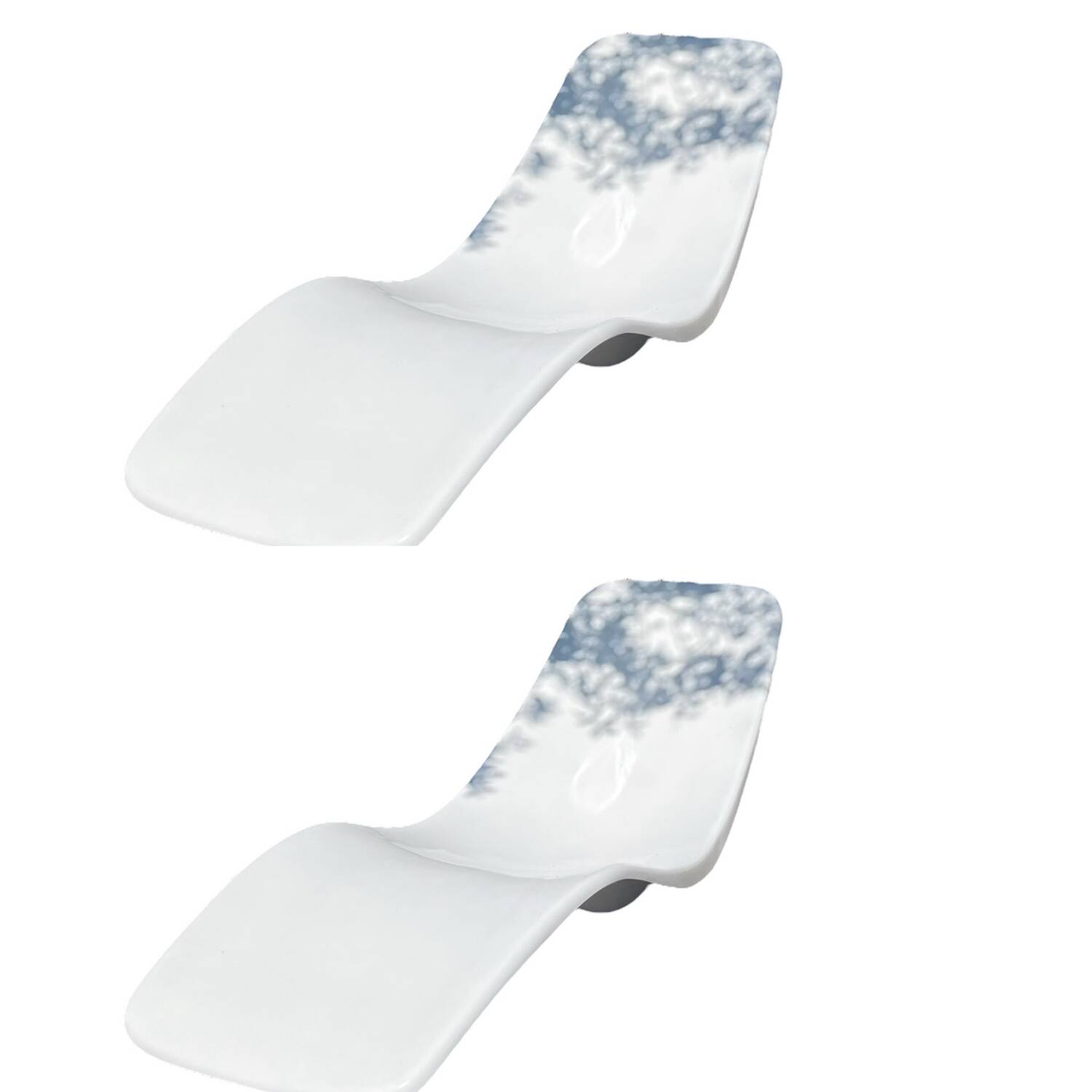 Club Med Charles Zublena Eurolax R1 Fiber Deckchairs