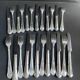 12 Forks and 12 cheese or dessert knives – Orfèvrerie Perrin Paris