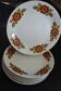 6 Bavaria W Germany floral dinner plates