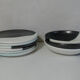 6 ceramic stoneware plates signed Vallauris Cerenne