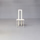 Antonello Mosca ‘royal’ white leather high back chairs for Ycami set/6