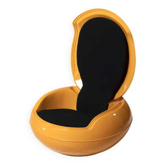 Yellow Garden Egg Lounge Chair by Peter Ghyczy for Ghyczy, 1970s