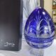 Large champagne cooler in cut crystal
