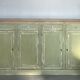 Antique haberdashery cabinet with 4 doors and 4 drawers