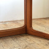 Oval danish mid-century extendable teak dining table by Rasmus, 1960s