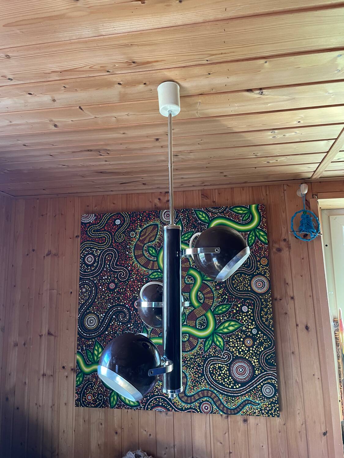 Vintage eyeball chandelier, Space age, 70s