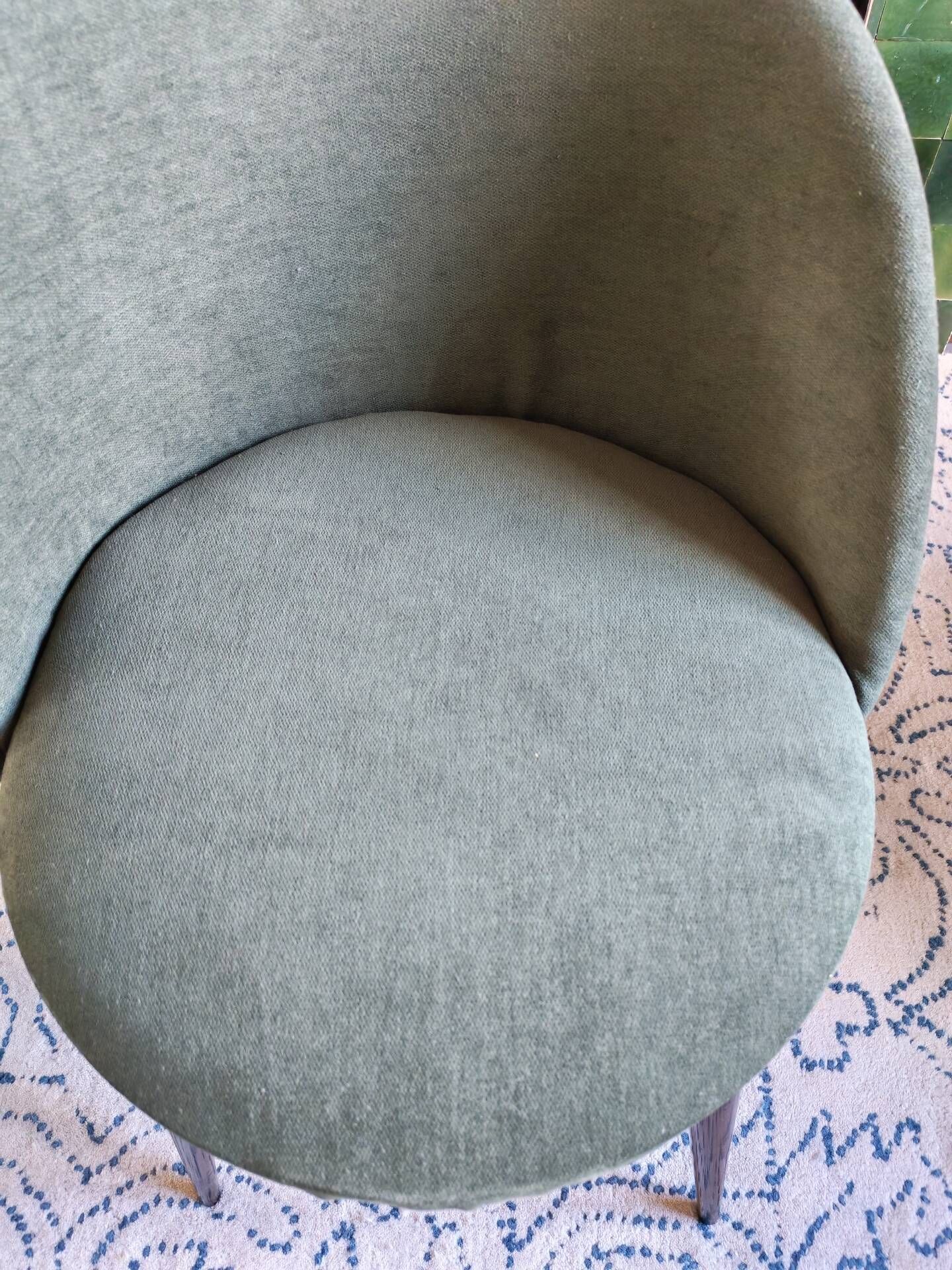 Pair of renovated vintage chairs from the 1950s.