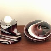 Lampe à poser en verre Murano par Carlo Moretti, Italie années 60