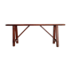 Old wooden farm bench