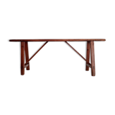 Old wooden farm bench
