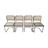 4 chairs b32 cesca by Marcel Breuer