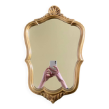 Miroir coquille ancien